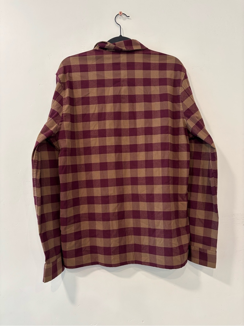 Lululemon Masons Peak Flannel Button Up Shirt Plaid Long Sleeve Mens Size Large - Picture 3 of 6